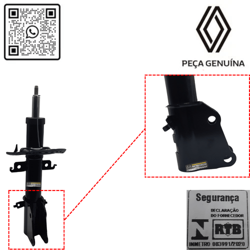 RN 20572R 543020572R AMORT. DIANT. KANGOO ELETRICA - 4